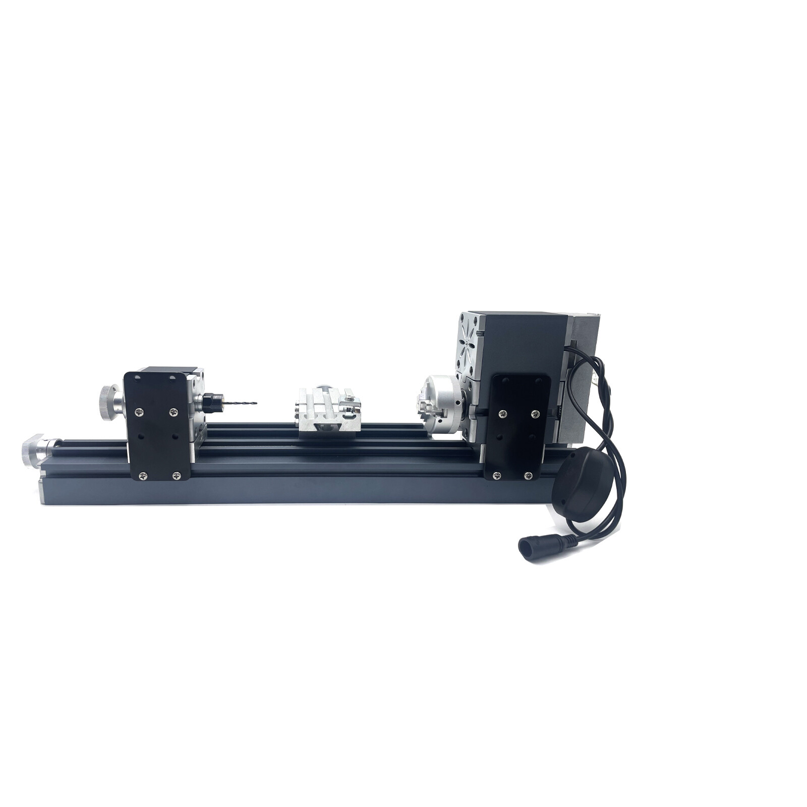 ZHRUI All Metal Mini 36W Longer DIY Lathe Benchtop Machine for Education Hobby