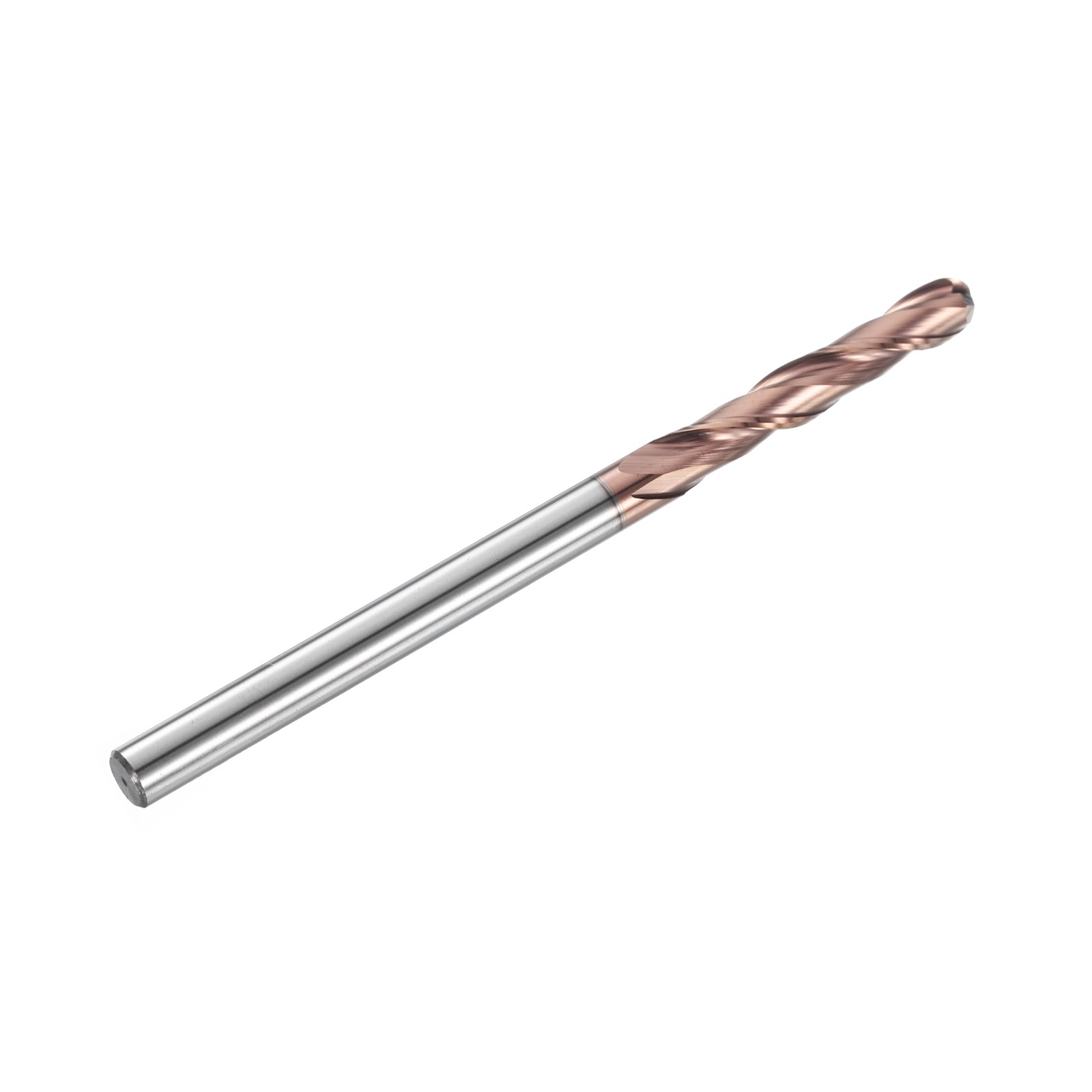 2 Flute Ball Nose End Mill 1-1/8″ Cutting Length Uncoated for Carving Engraving