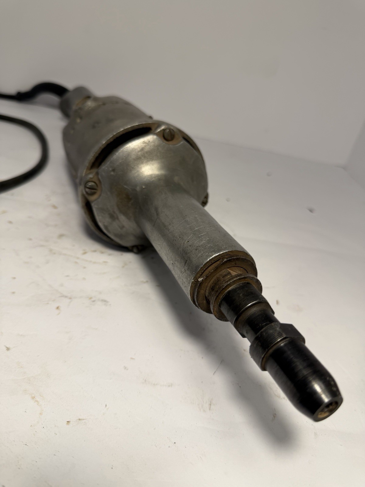 Vintage Heavy Duty Electric Straight Grinder 19.5” Cast Aluminum Housing Works
