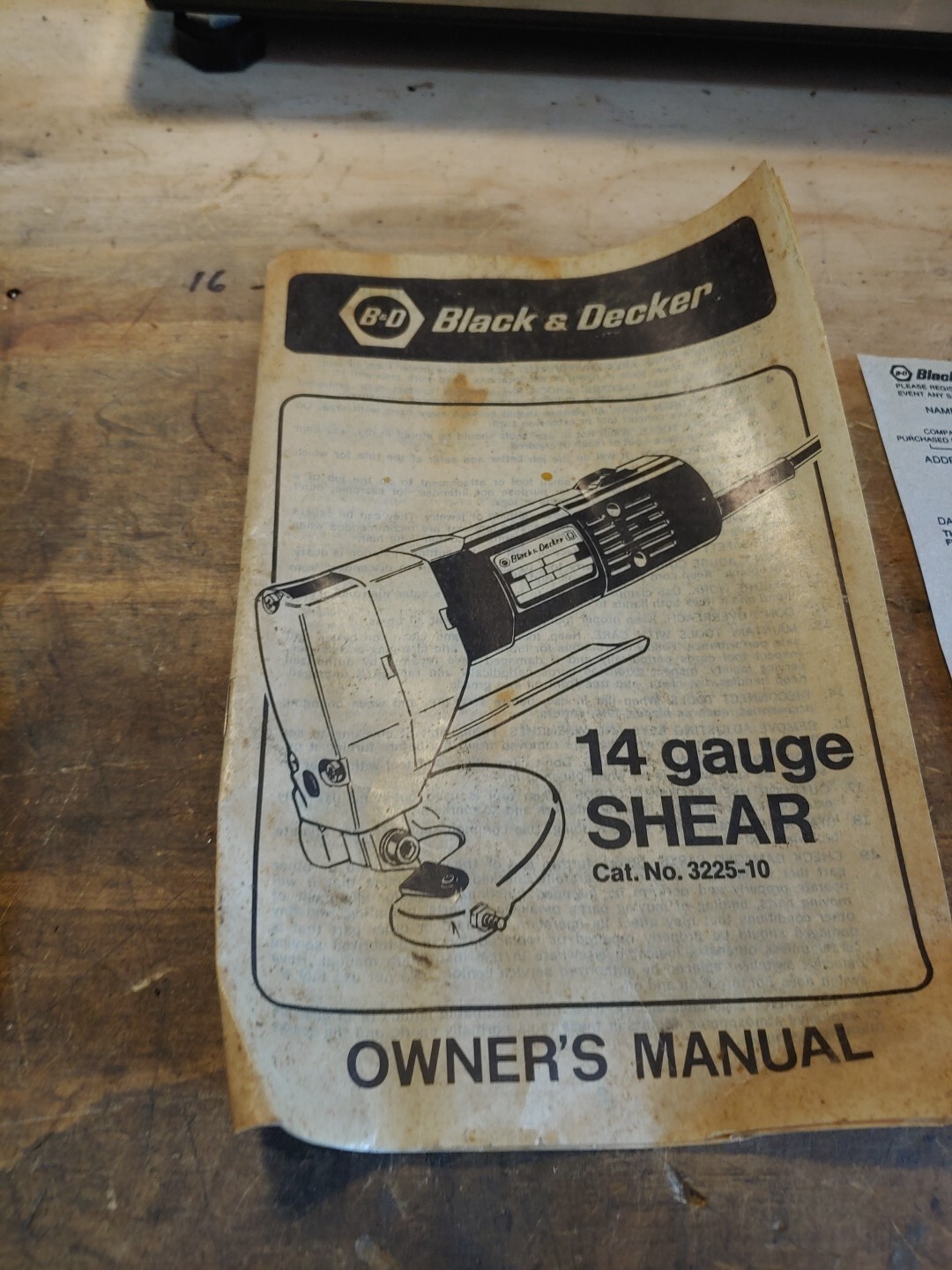 Black & Decker Industrial 3225 Heavy Duty 14 Gauge USA