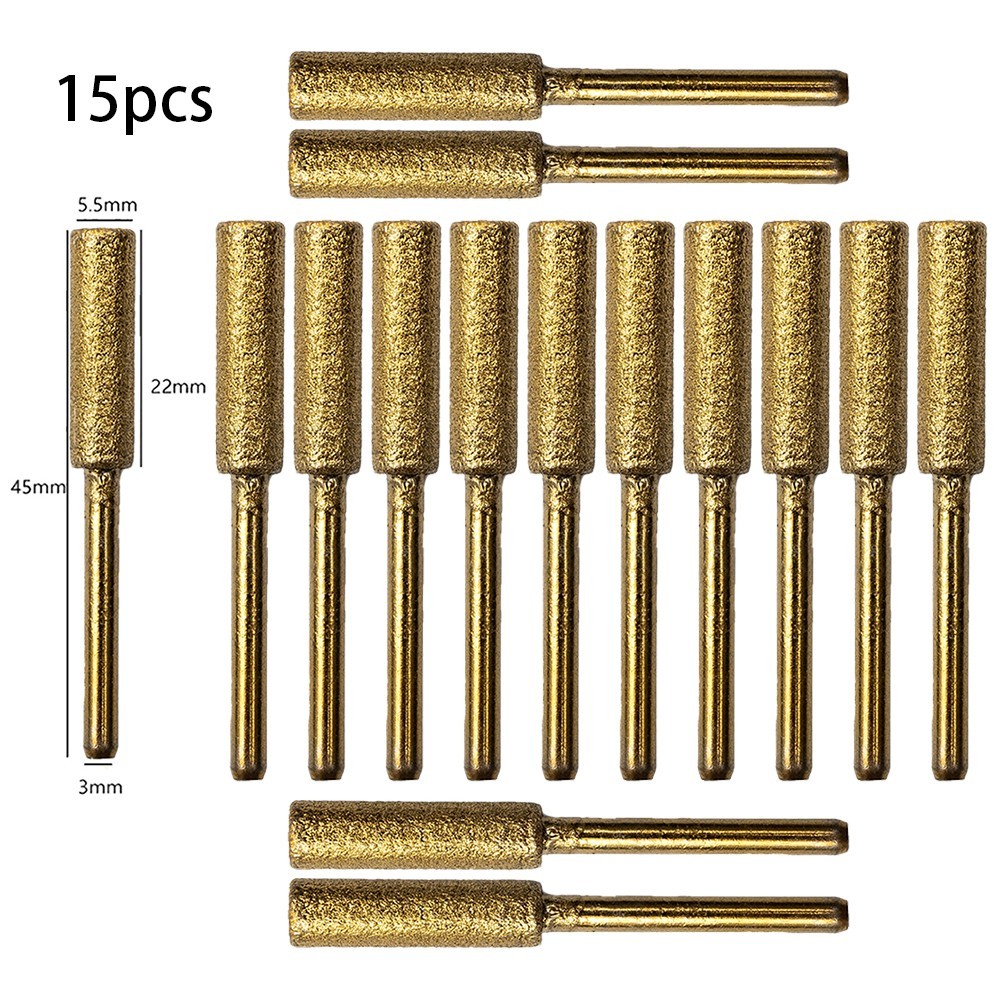 for chainsaw Sharpener Burr 4mm-5.5mm Grinder Chain Saw Drill Sharpener New