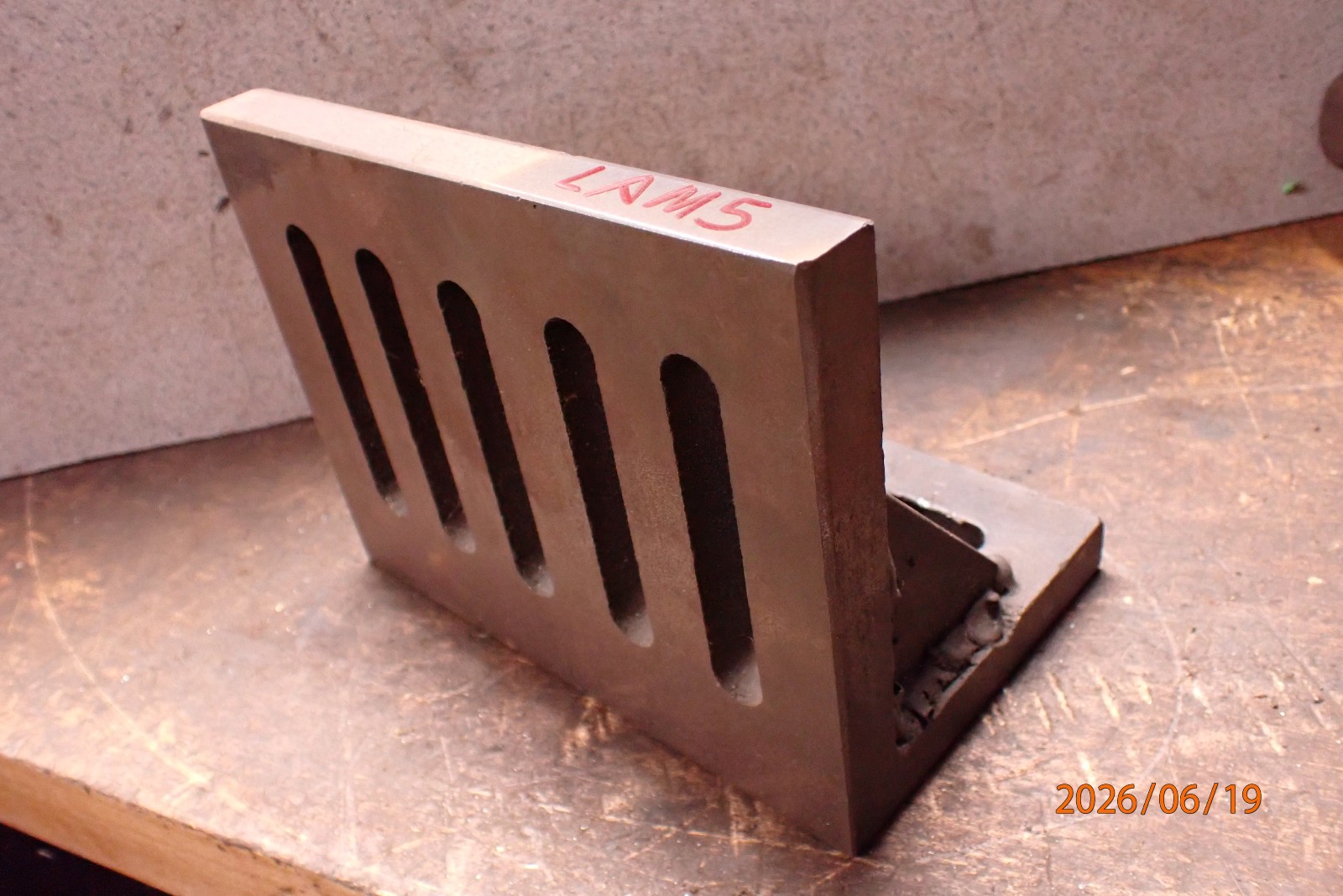 LOT LAM5: MACHINIST ANGLE PLATE JIG FIXTURE SETUP TOOLING ROUGH