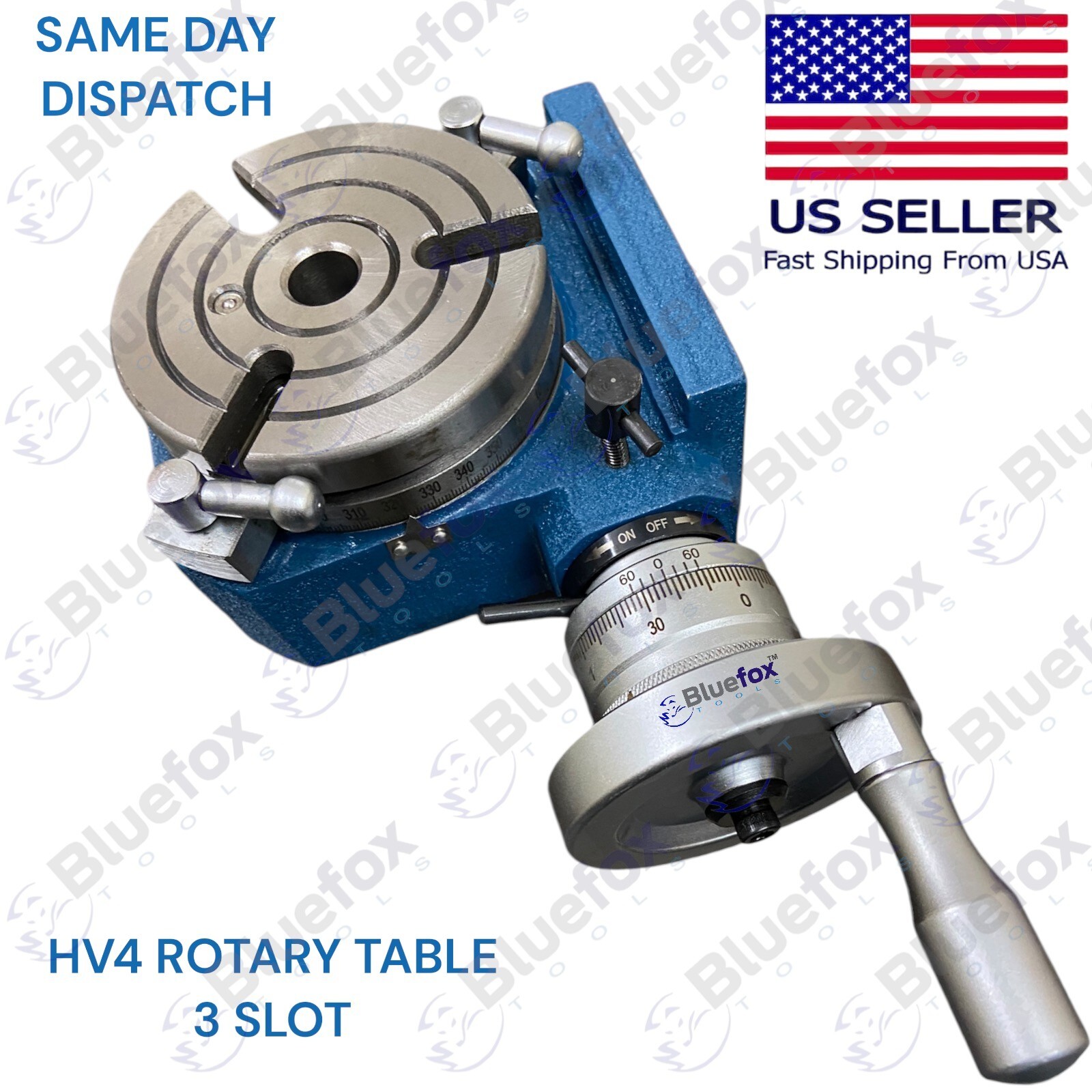 4″ 110MM HV4 HORIZONTAL VERTICAL ROTARY TABLE HEAVY DUTY TABLE