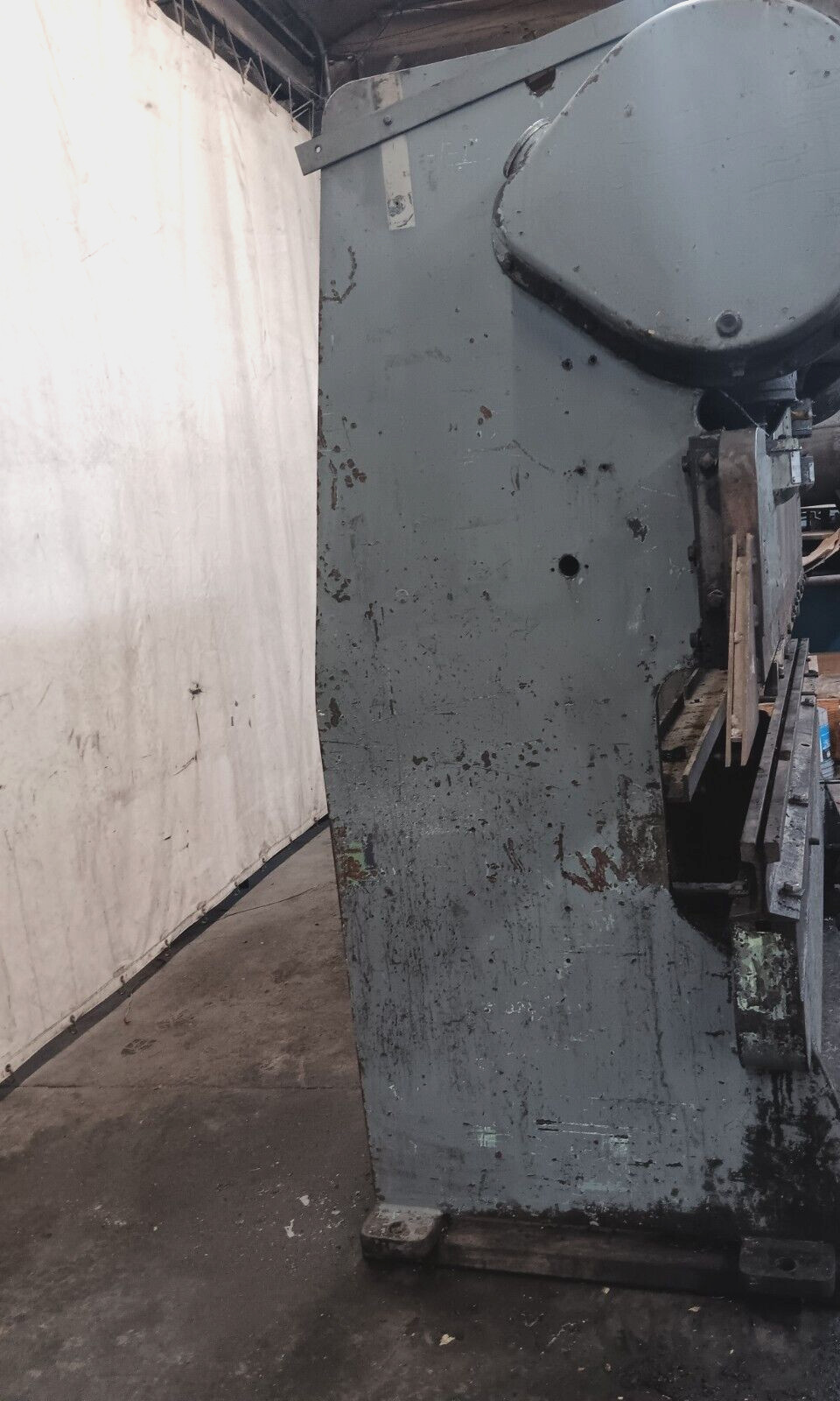 ALL STEEL PRESS CO. VERSON 50 TON PRESS BRAKE MOD. 2078-50 SERIAL NO. 15310-2078