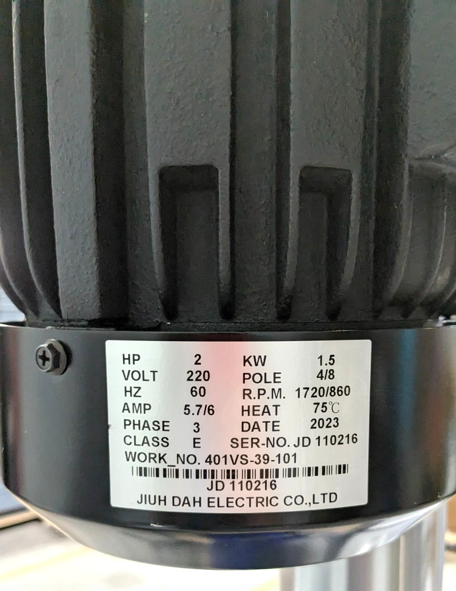 Vectrax Mill / Drill 20" Swing 2hp 220V 3ph 3MT RF-401V/3VTX *Scratch &a