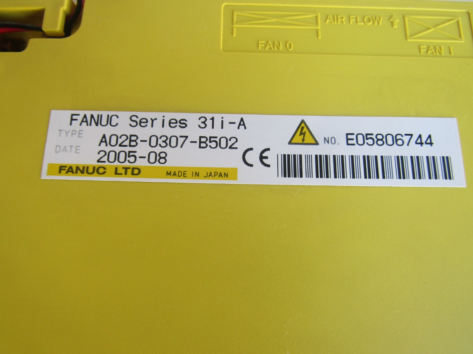 Fanuc Series 31i-A Model-A A02B-0307-B502 Lot # 3861 Listed by Mike