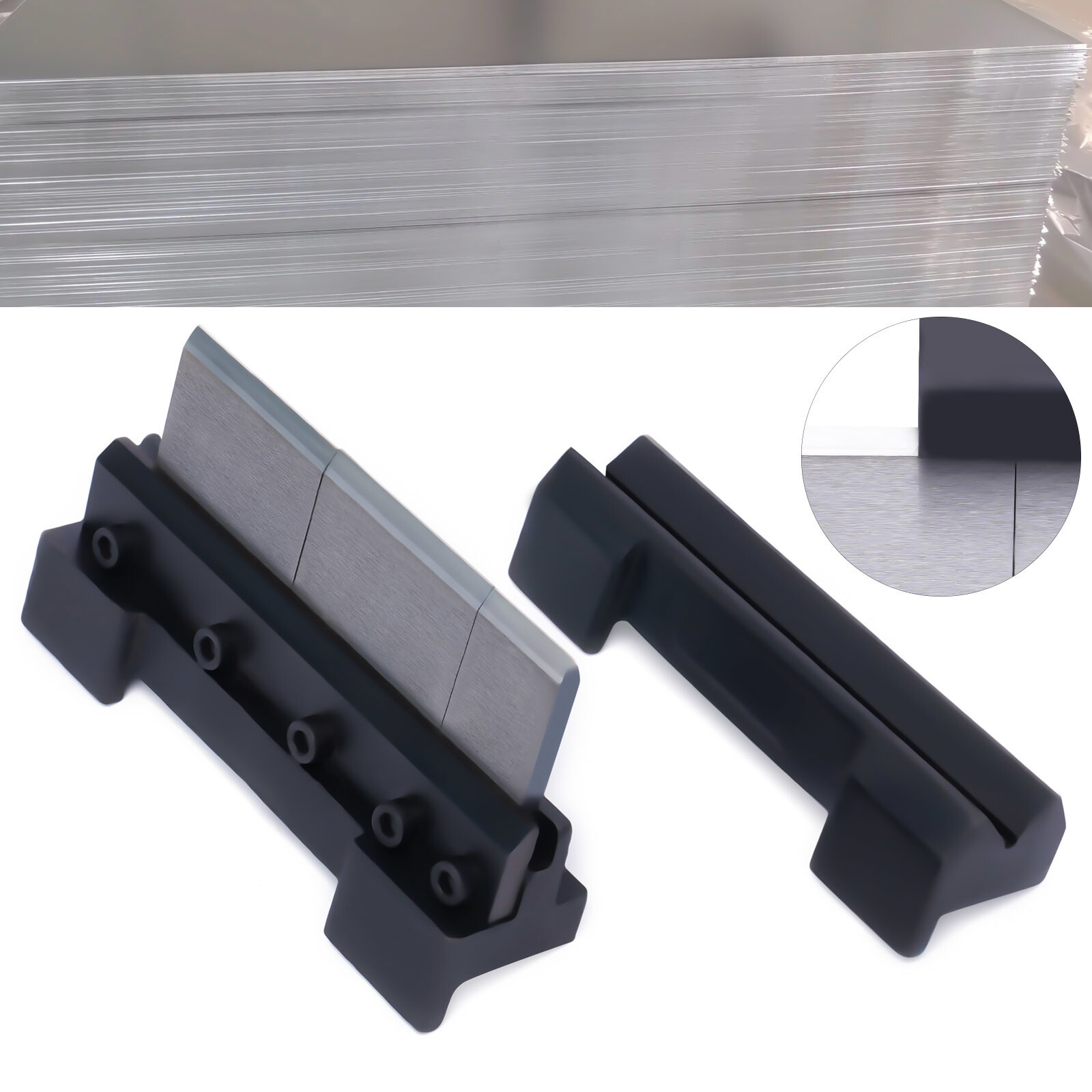Metal Bender Attachment 6″ Vise Mount Press Brake 0-90° Metal Sheet Bending