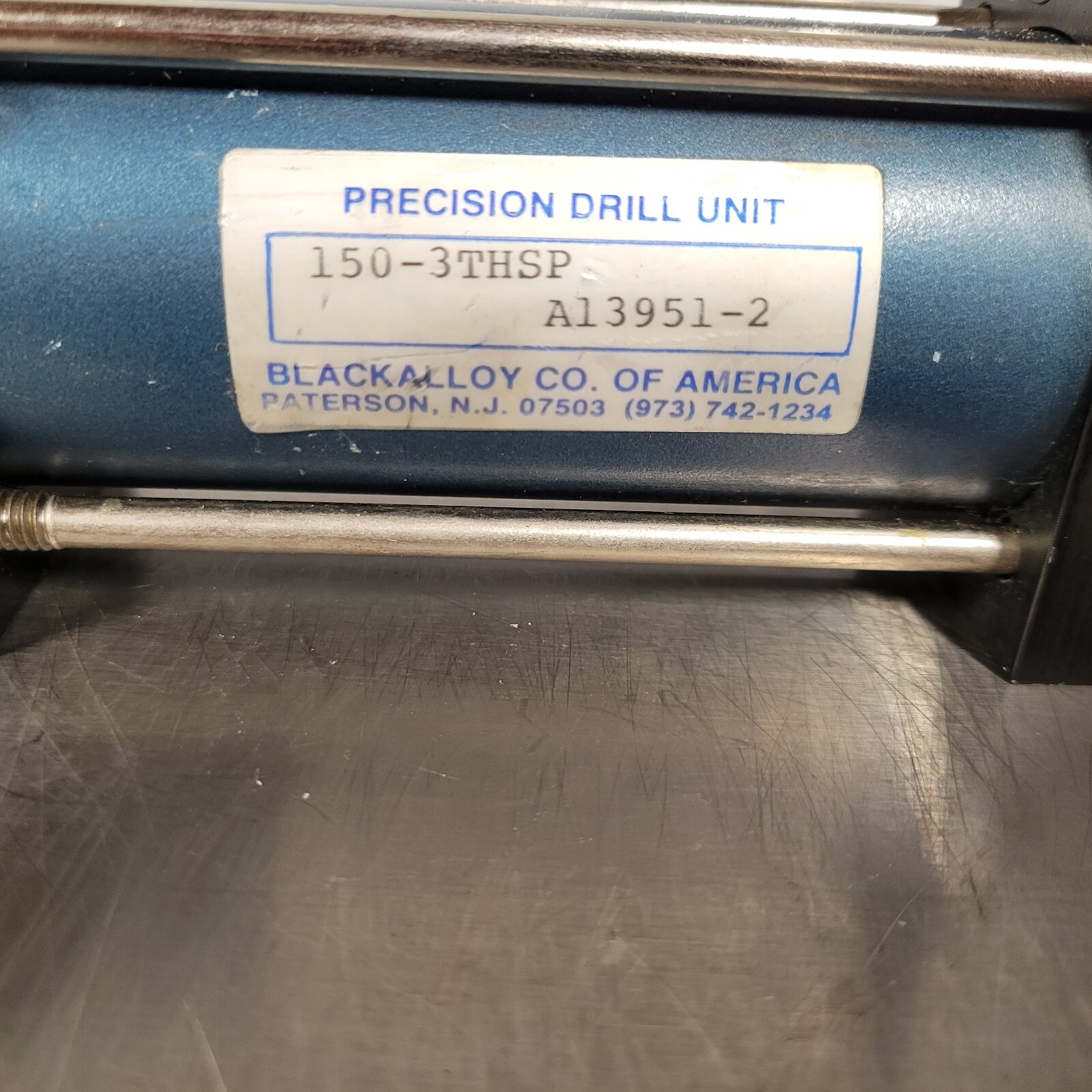BlackAlloy Co Drill Unit 150-3Thsp