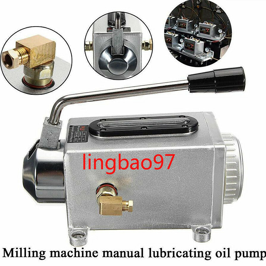 Bridgeport Milling Machine C142 Y-8 Manual Hand Pump Oiler (One Oil Outle) 6mm