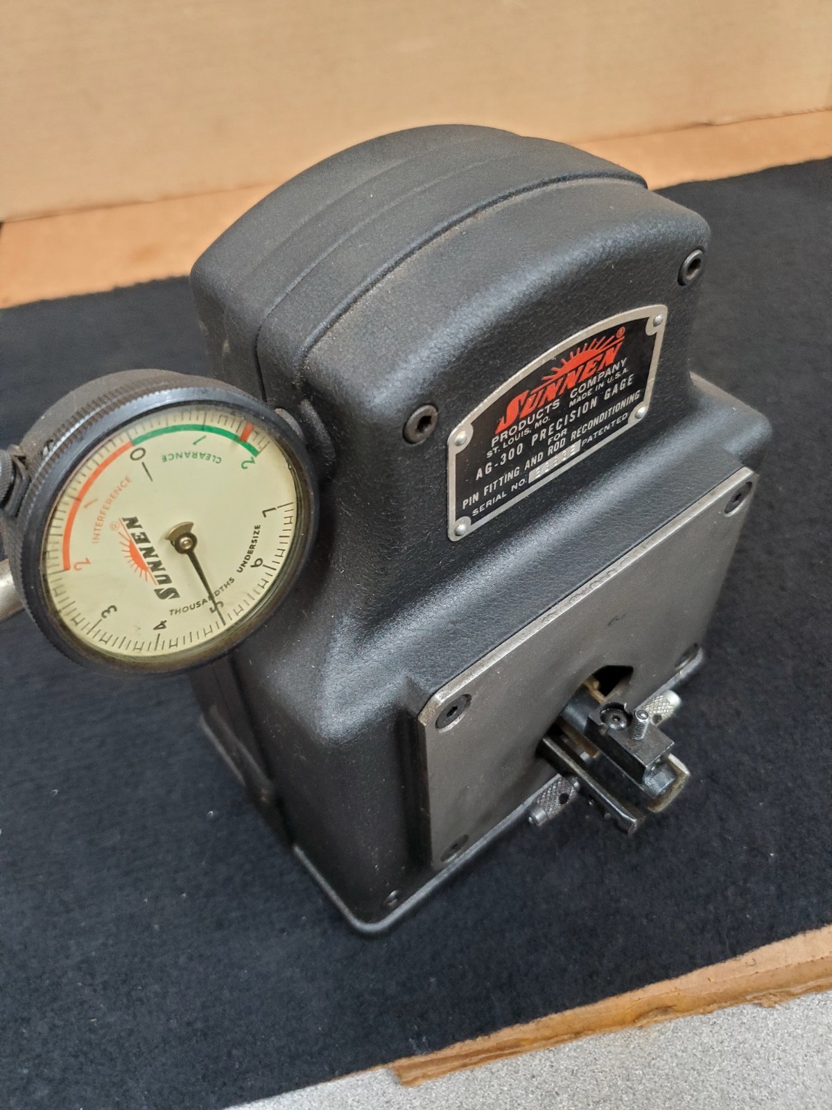 Sunnen AG-300 Gauge And Tooling FROM SINGLE PERSON SHOP AG340 INCLUDED