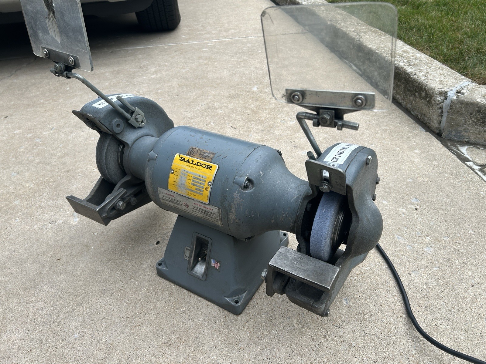 Baldor 8107W 8” Industrial Bench Grinder 3/4HP 3600RPM 115/230V USA