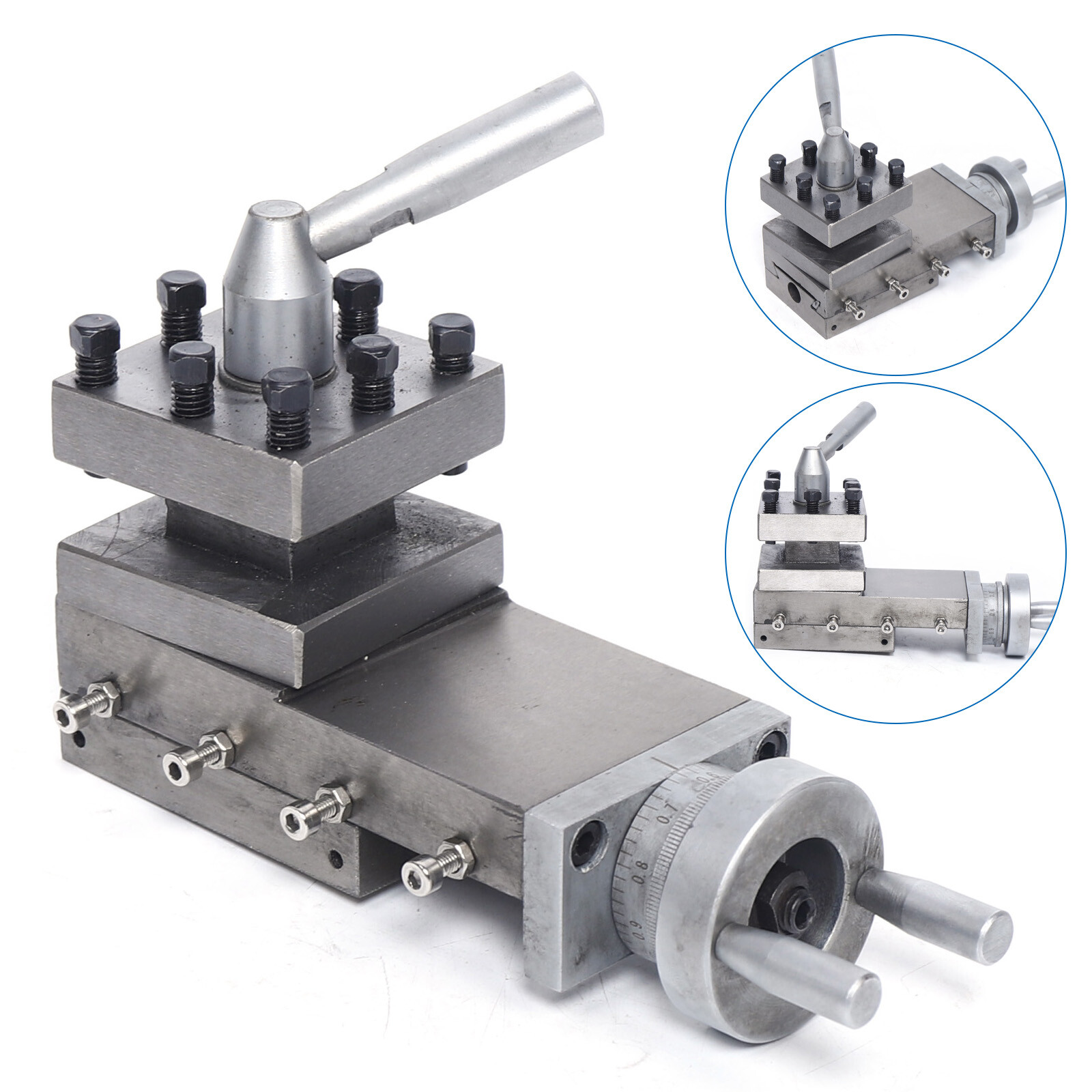 WM180V Metal Lathe Cross Slide and Tool Holder Compound Lathe Parts Cast Iron