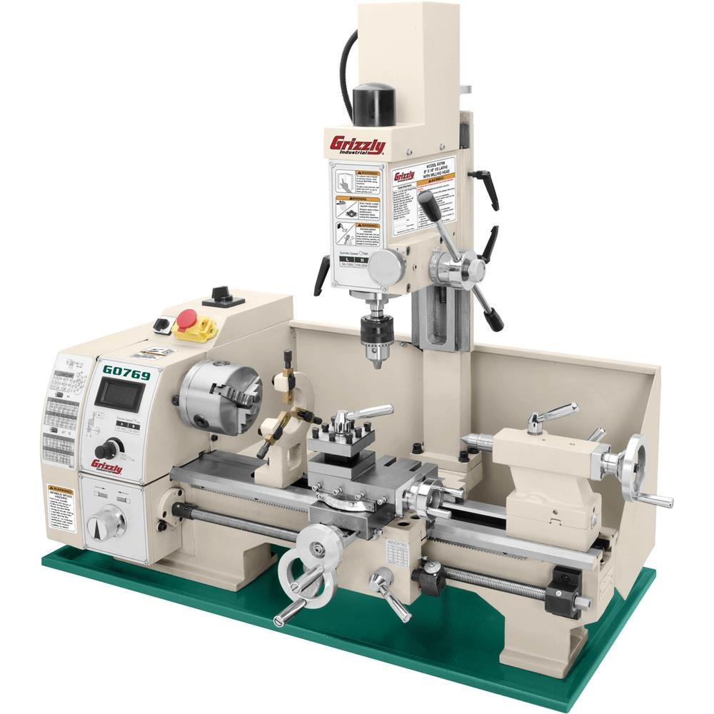 G0769 8″ x 16″ Variable-Speed Combination Lathe/Mill