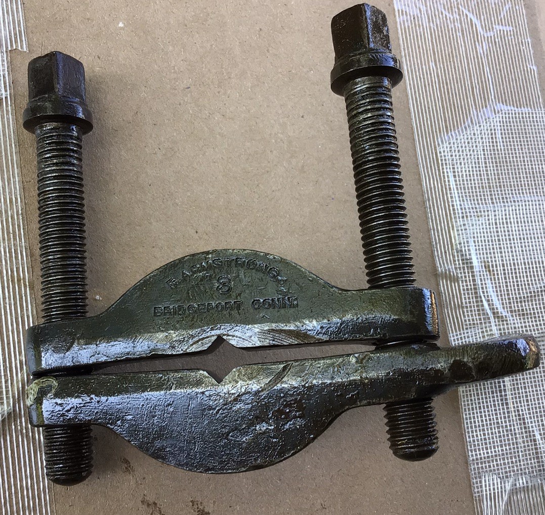 Clamp Gear Cutting, Lathe Dog, 3” Center To Center On Screws, Armstrong