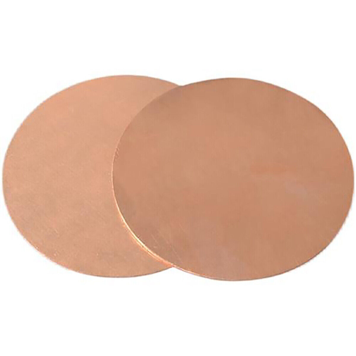 Thick 0.5mm – 4mm T2 Solid Copper Discs Blanks Metal Round Sheets Dia 10-200mm