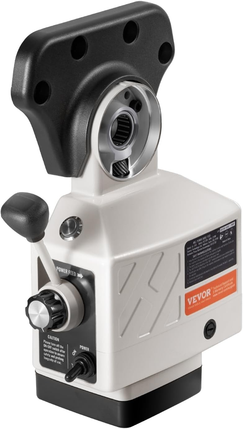 Vevor Al-310S Power Feed X-Axis 450 in-lb Torque,Power Feed Milling Machine 0…