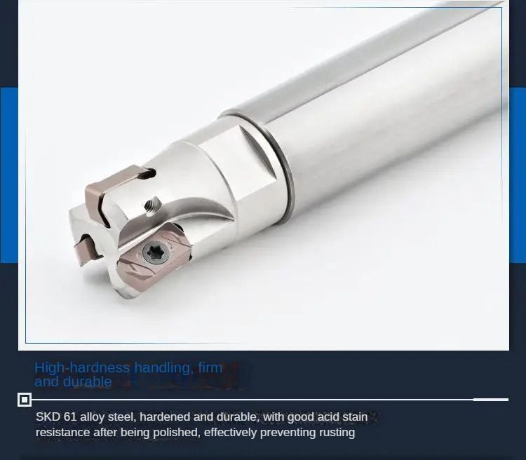 Metal Milling Cutter Head Feed Locking Tooth Tungsten Steel Shank CNC Machine