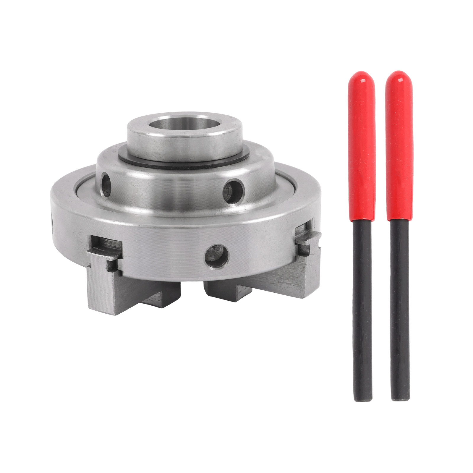 4″ Self Centering 4 Jaw Lathe Chuck 1×8 TPI Thread for Wood Turning