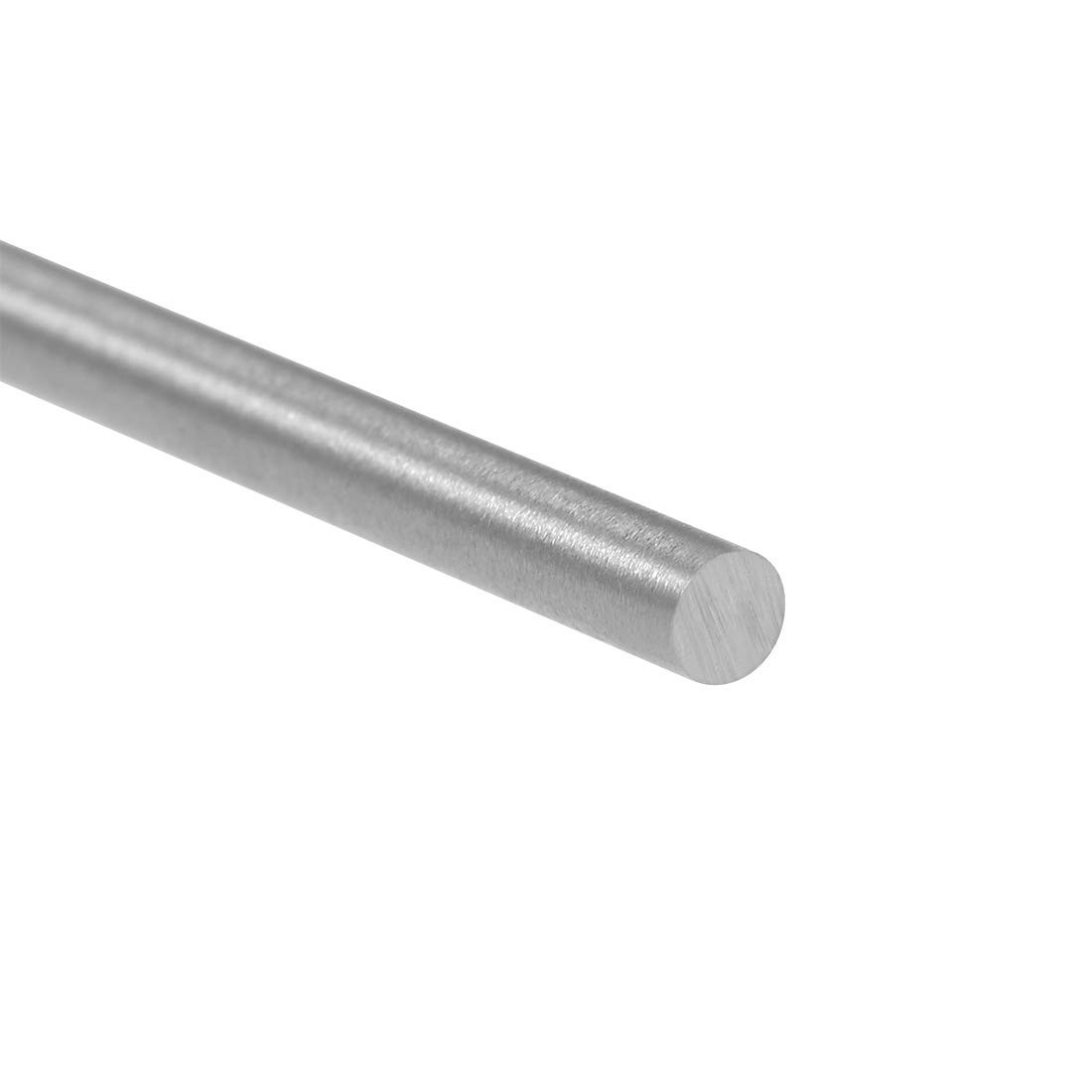 uxcell 20pcs Round Steel Metal Rods, 2.2mm x 100mm High x 100mm, Silver