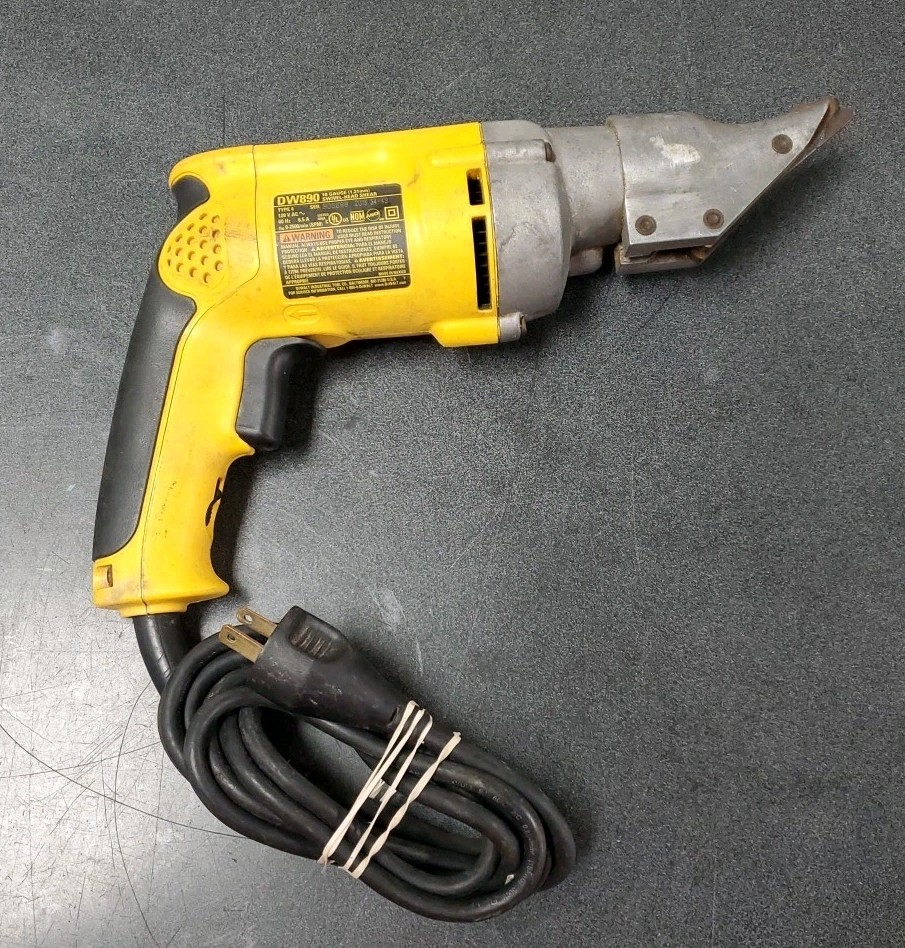 🇺🇸DEWALT DW890 Heavy-Duty 18 Gauge Corded Swivel Head Shear🇺🇸