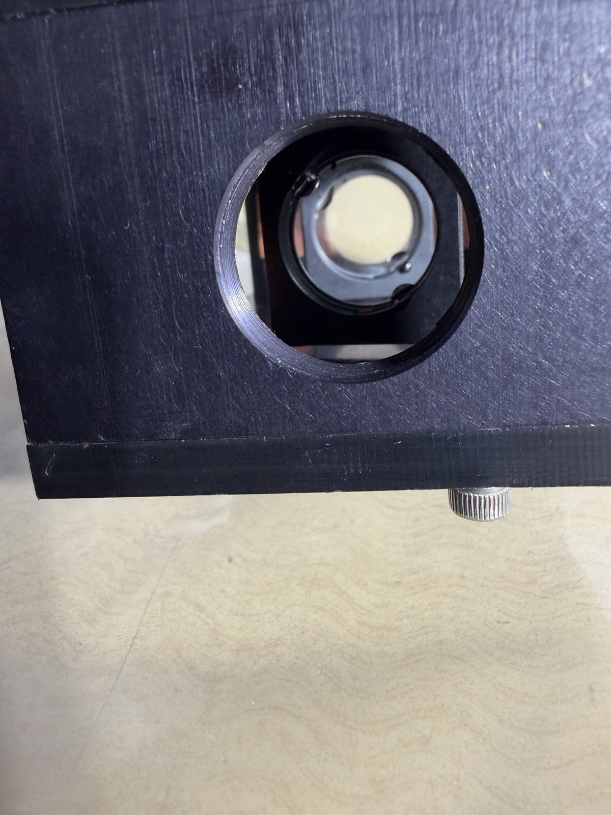 Percent Attenuation Optical Laser Breadboard pulled off PhotoScribe LMS UV Laser