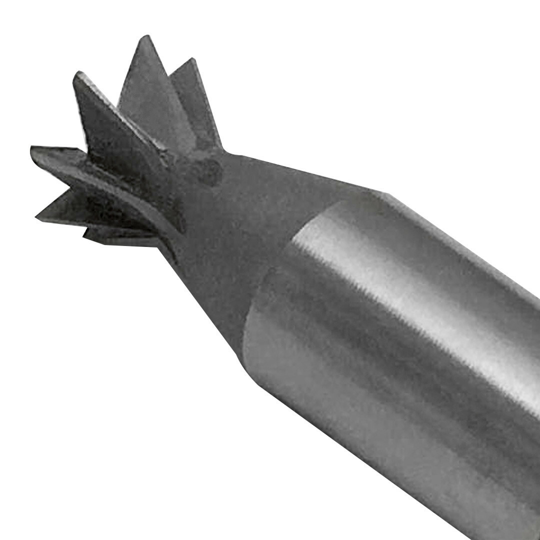 3/8 Inch Cutting Diameter 60 Degree Straight Shank HSS Dovetail Milling Cutter
