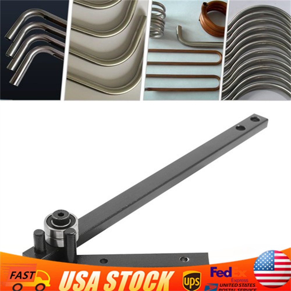 Hand Bender 2-10mm Manual Bending Bender Mini Flat Bar Rod Bender 180° 45# Steel