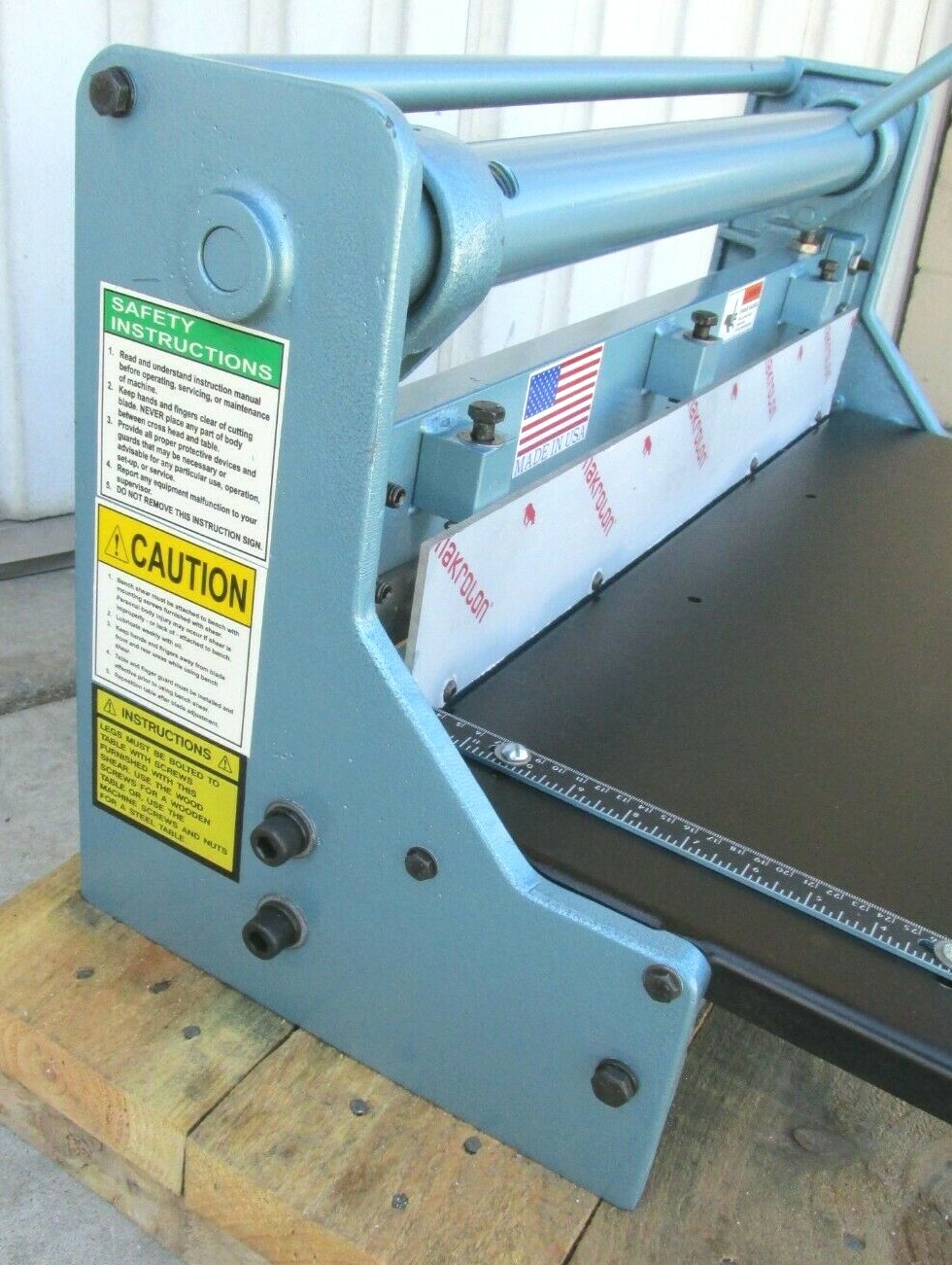 NEW! ROPER WHITNEY 25″ x 18ga BENCHTOP SHEET METAL SHEAR – #125