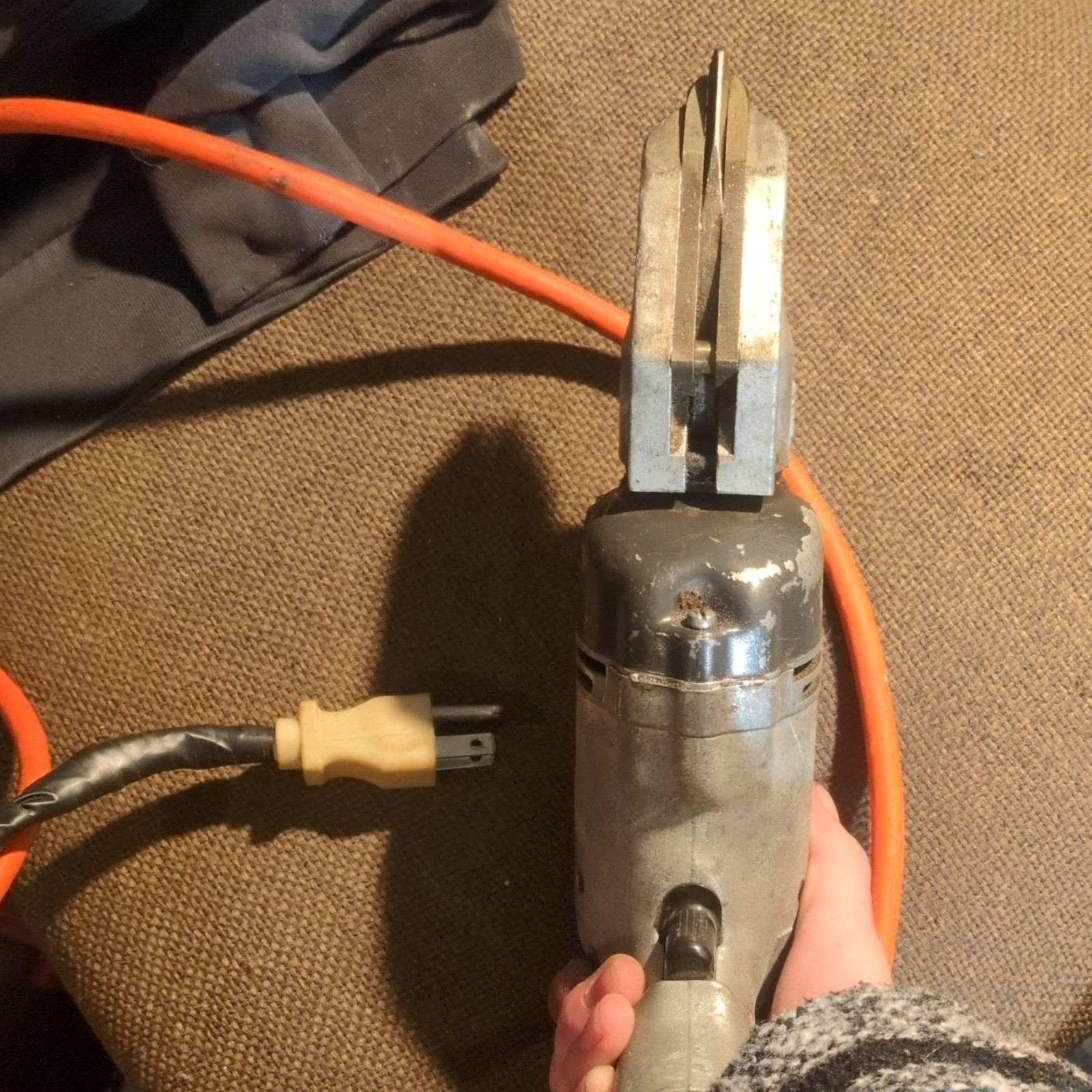 Kett Corded Electric Sheet Metal Shear Cutter Tool, Manual Control