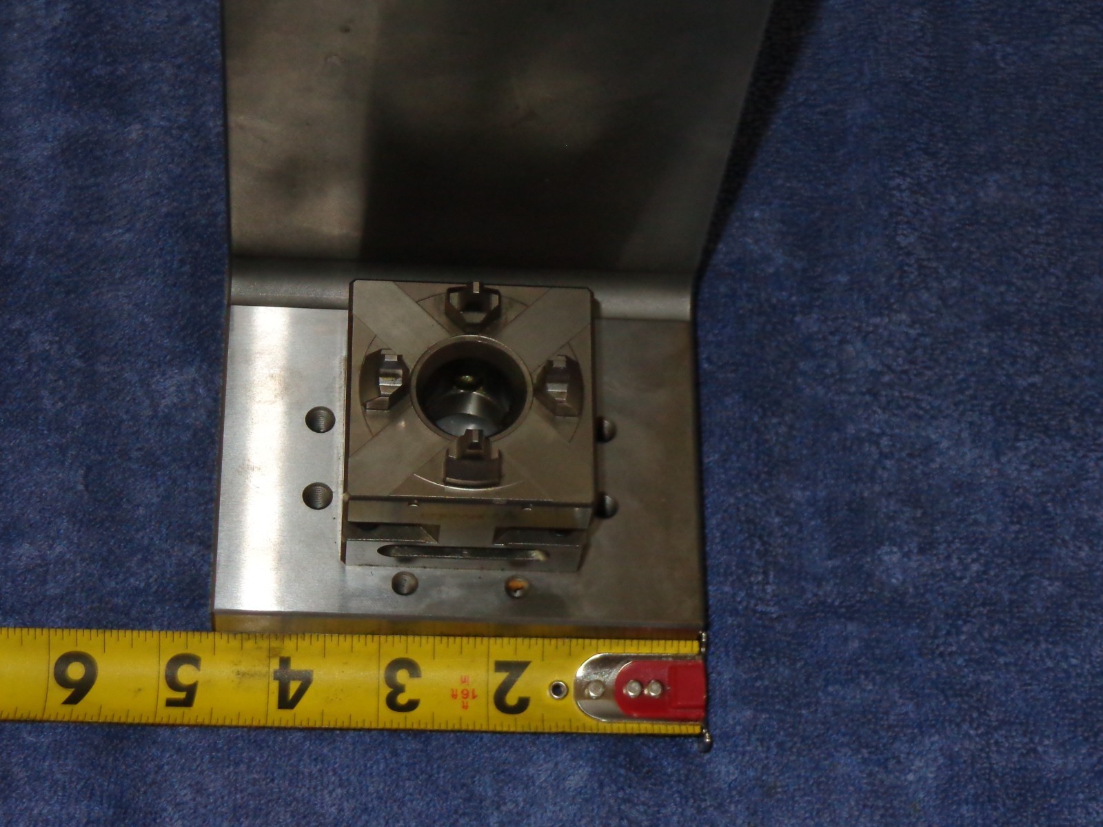 EROWA ANGLE PLATE 7.9X4.5X4.5″ WITH EROWA SINKER EDM CHUCK 56X56mm
