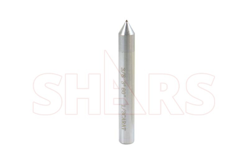 SHARS 3/8 x 3″ Single Point Diamond Dresser 1/3 Carat Size Economy Grade New !{