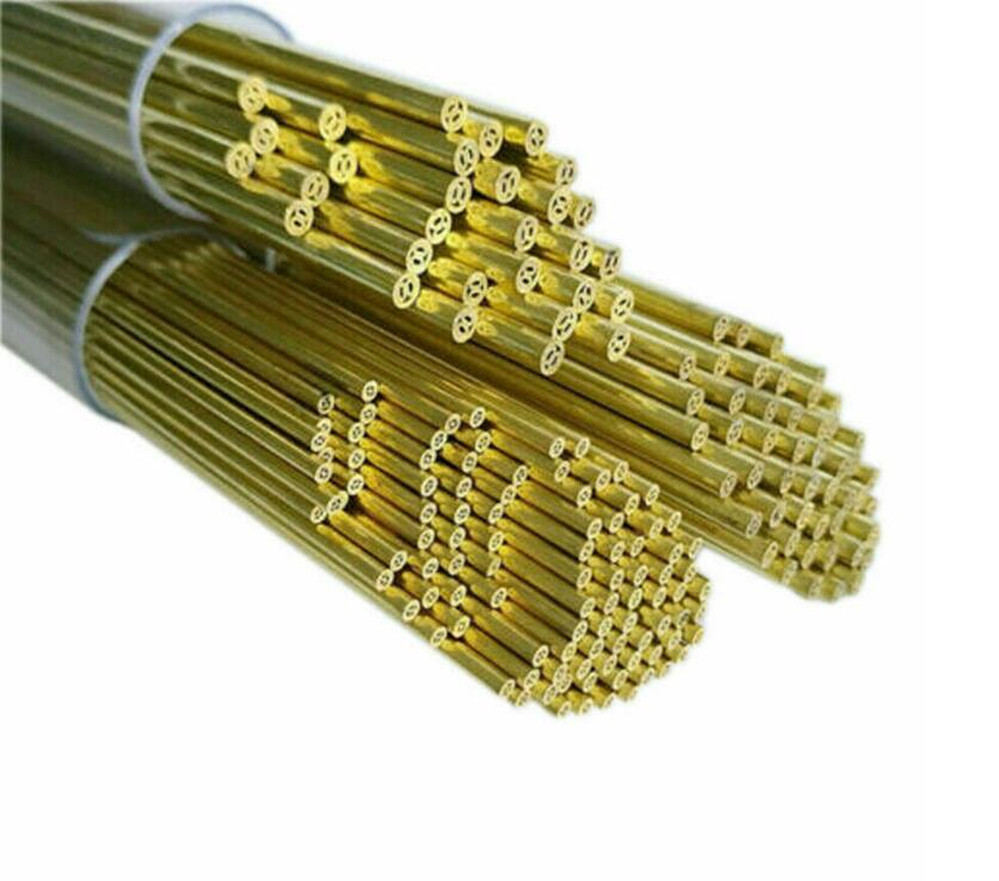 Electrodes Multi-Channel Brass Tube For CNC Wire EDM Drilling Part 1.0-3.0*400mm
