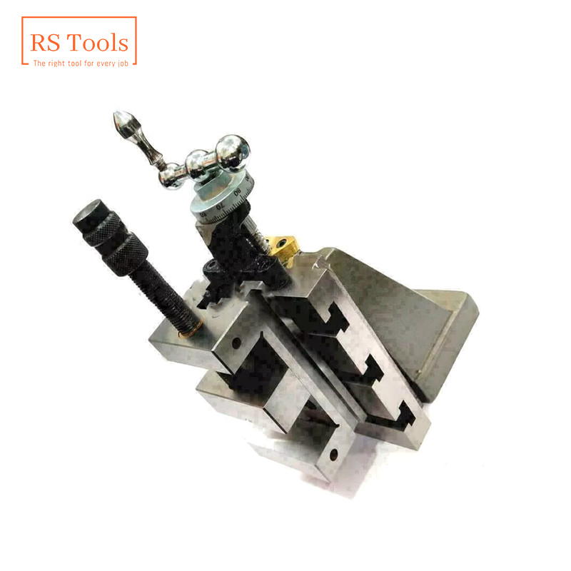 Lathe Vertical Milling Slide Fixed Base 4″X 5″ And Steel Vice Grinding Vise 85mm