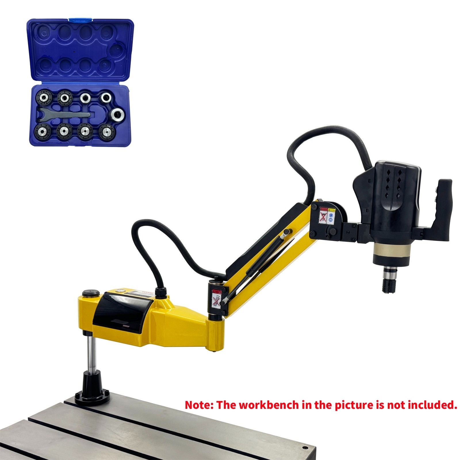 110V 1200W M3-M20 Universal 360˚ Electric Touch Screen Tapping Machine 1-500rpm