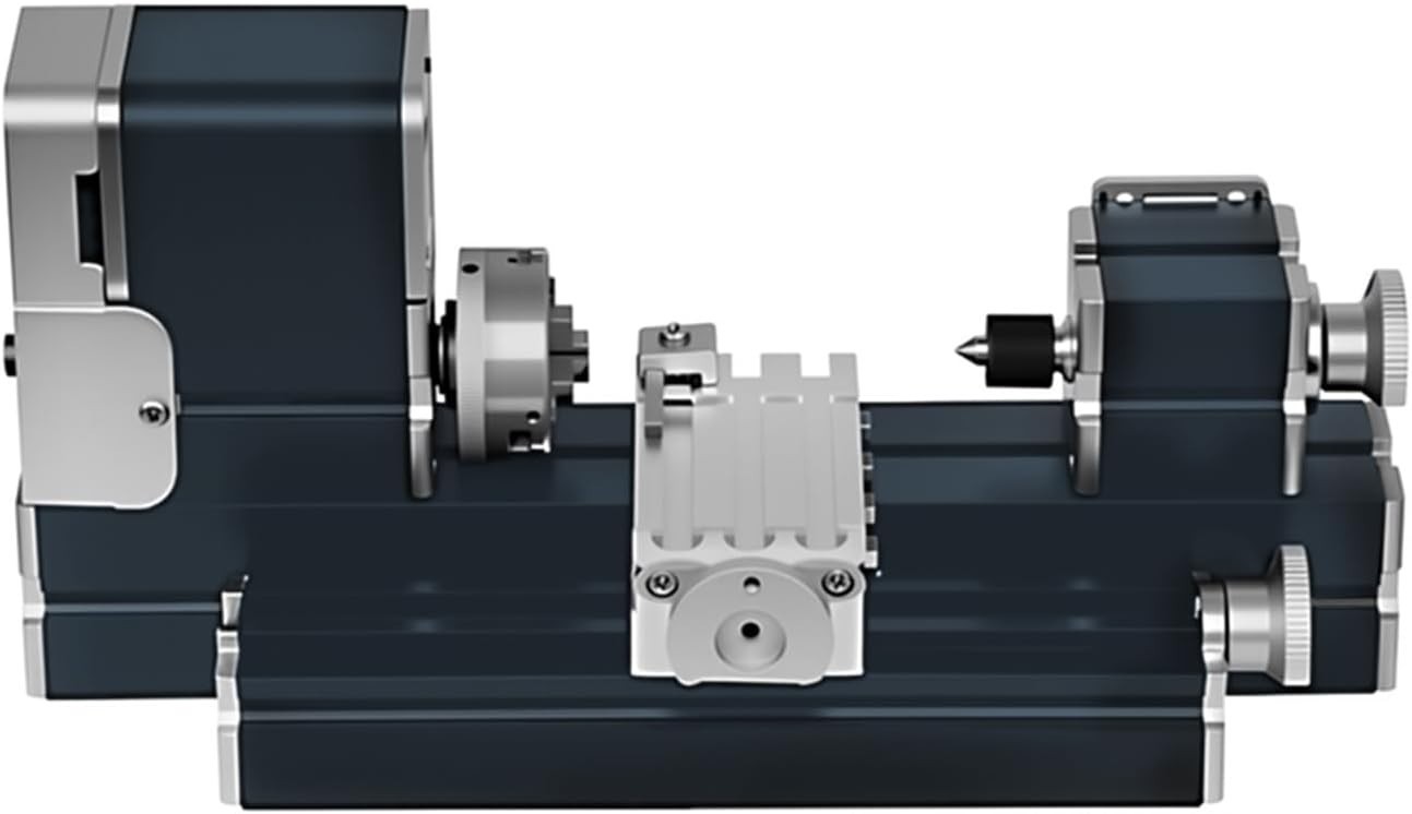 20,000 RPM DIY Mini Lathe – Safe, All-Metal, with Cooling Fan for Wood & Metals