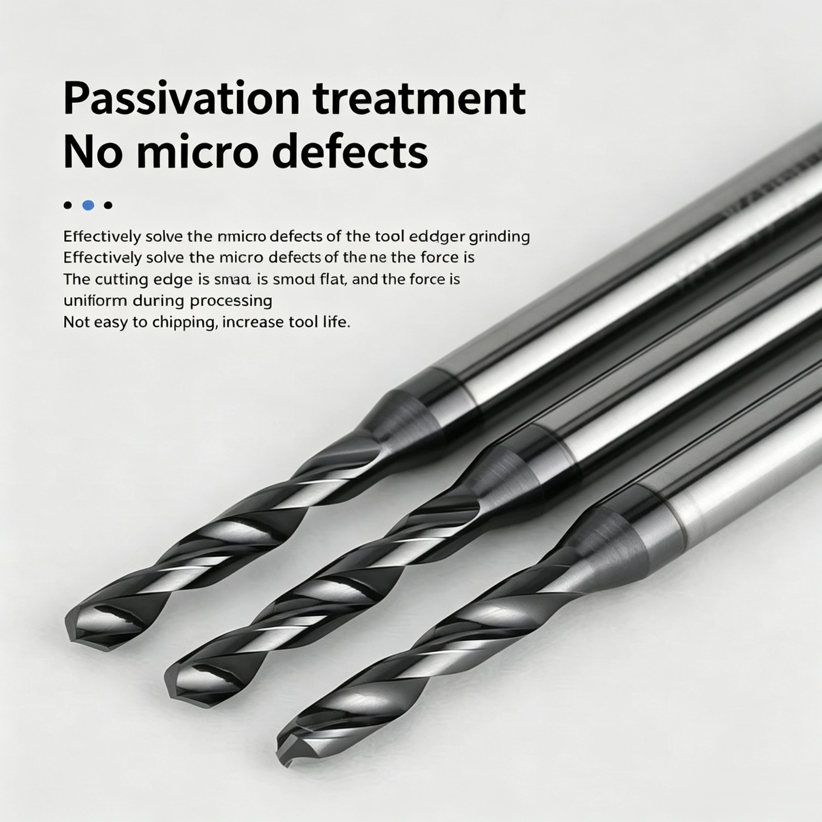 Solid Carbide Fixed Shank Drill Bit 4mm Shank Twist Drill Dia. 0.3-4 For Steel