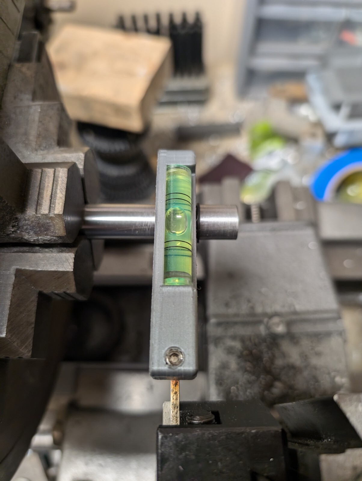 Pro Lathe Gage tool post cutter gauge level center height setter Heavy Duty