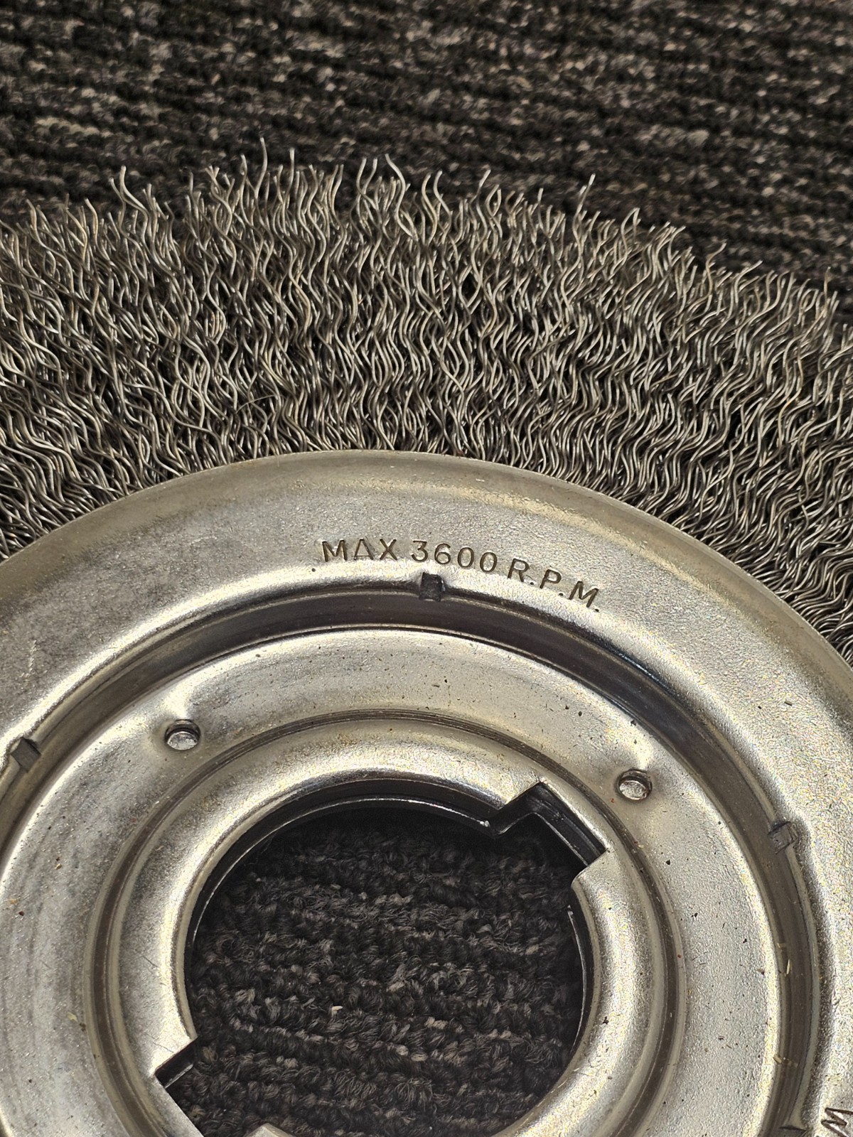Weiler 3600 RPM Wire Wheel Brush