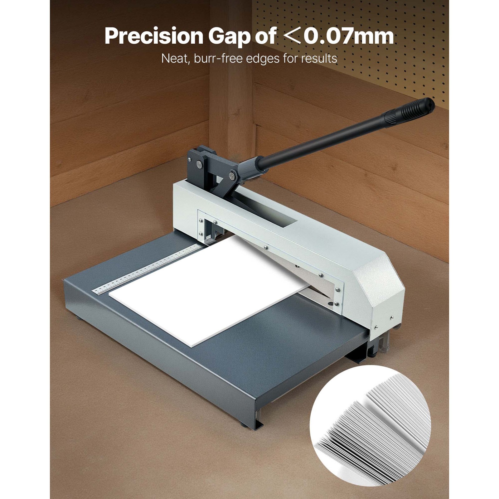 Uimoso 12 in Manual Guillotine Shear for Cutting Metal Sheets and Plates
