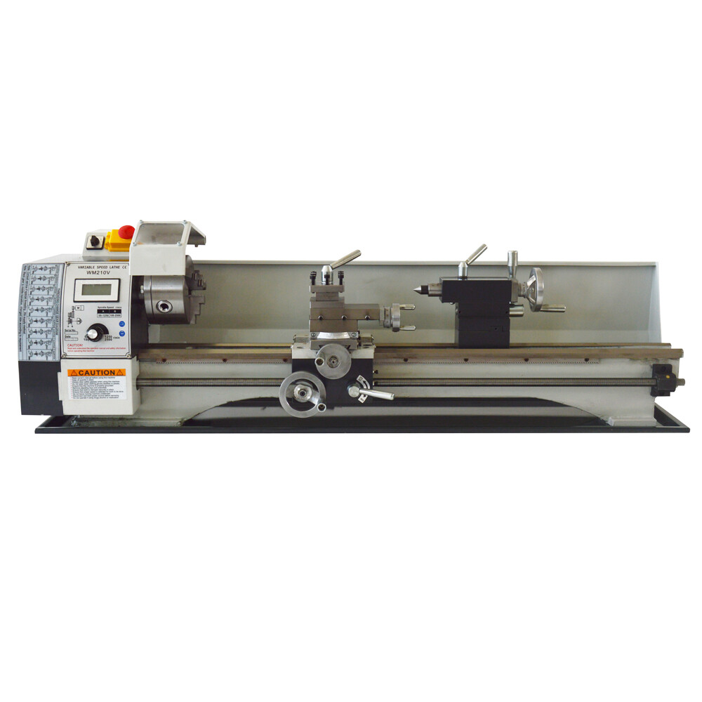 Techtongda Precision Metal Lathe Extended Bench Lathe 900W Brushless Motor 110V