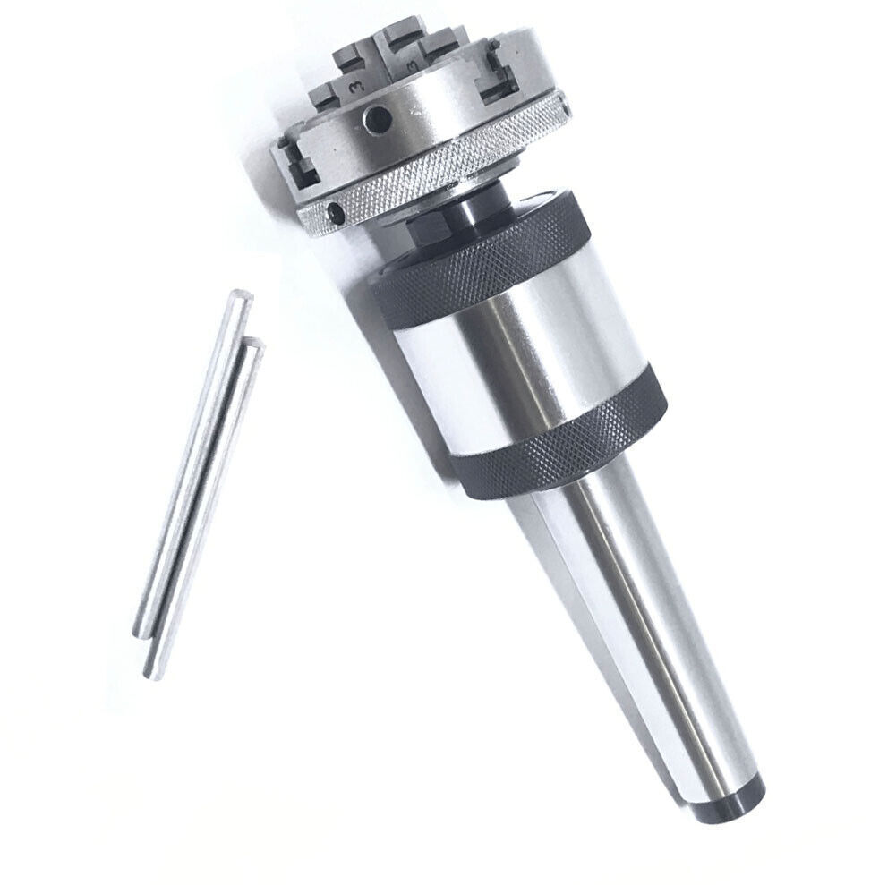 Mini Lathe Chucks M14X1 Thread With Revolving Live Center And Mount Shank Arbor/