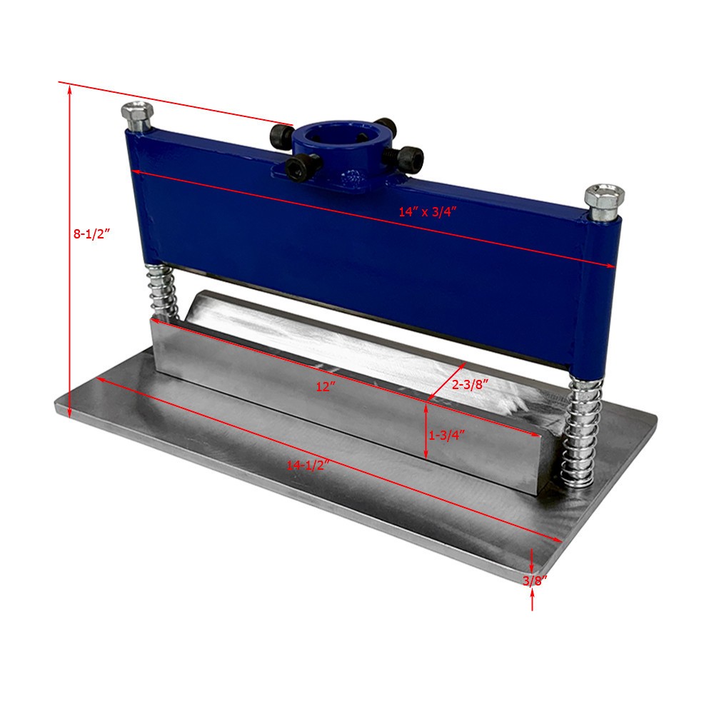 12″ Press Brake Bender V-Block Attachment Attach to 12 or 20 Ton Hydraulic Press