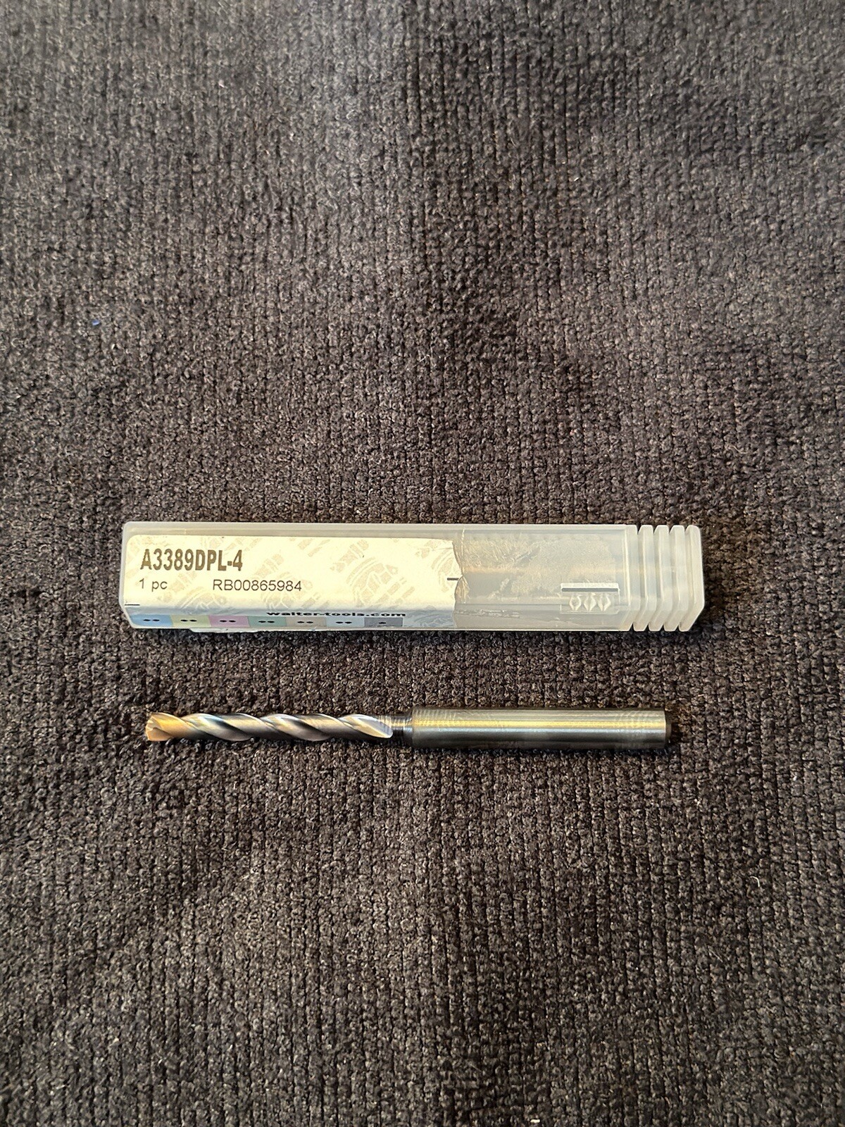 Walter/Titex 4MM Coolant Thru Carbide Drill A3389DPL-4