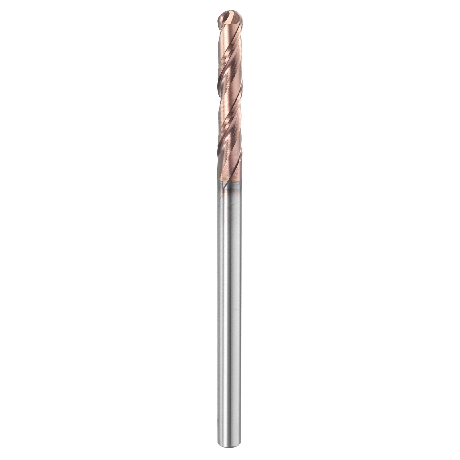 2 Flute Ball Nose End Mill 3/4″ Cutting Length TAIL Coated for Carving Engraving