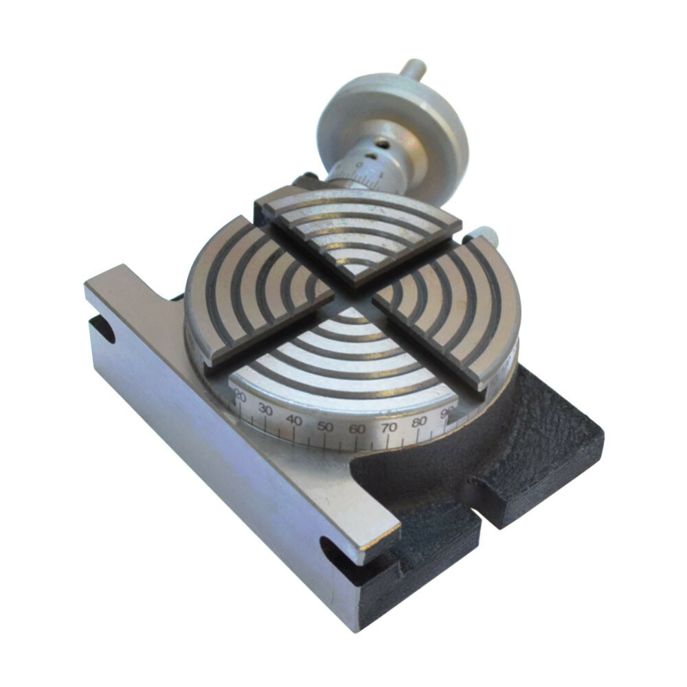 4″ Horizontal Vertical Precision Rotary Table High Quality H/V Milling Drilling