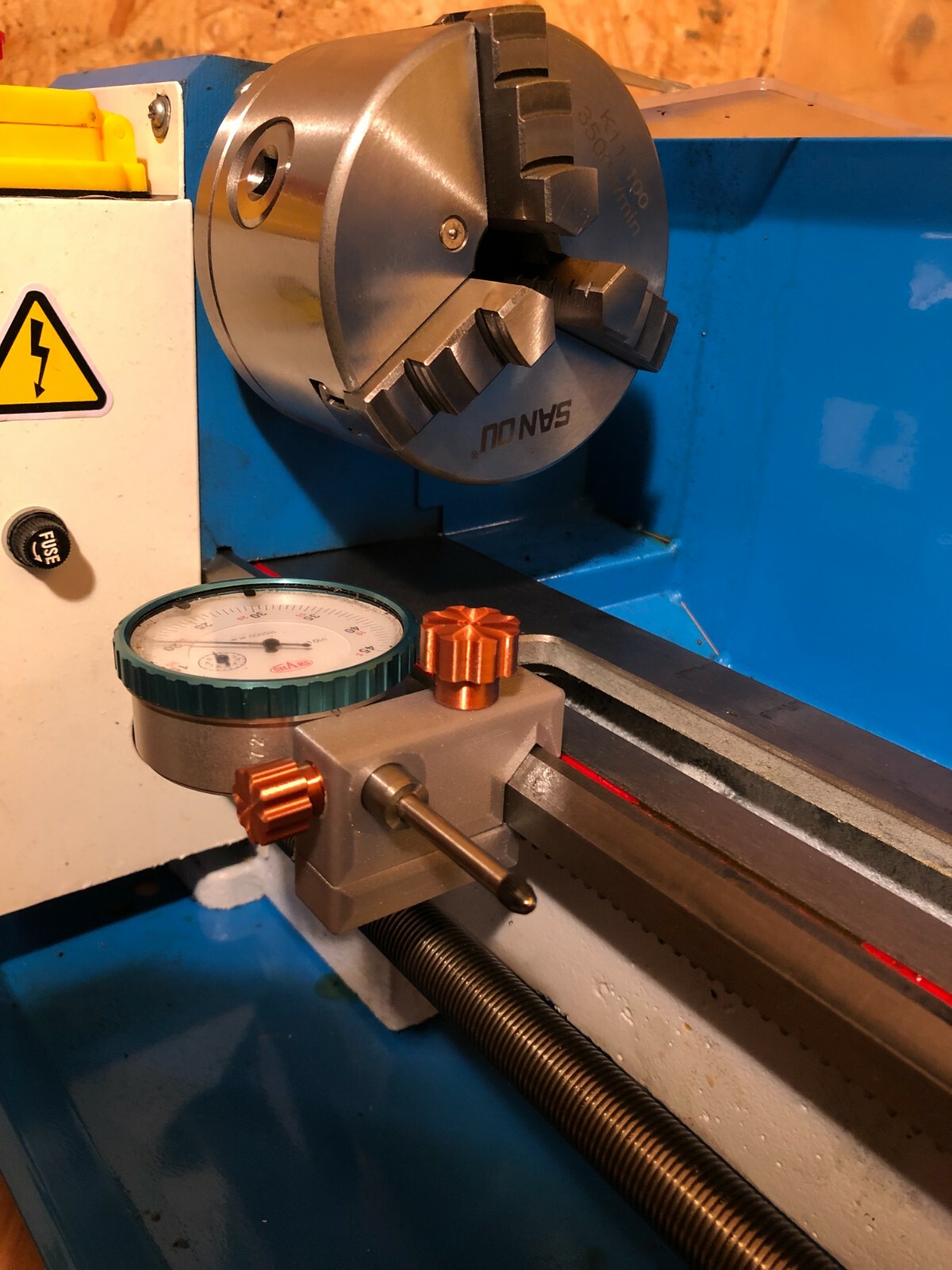 Vevor Metal lathe carriage Dial Indicator Holder (Indicator NOT included!)