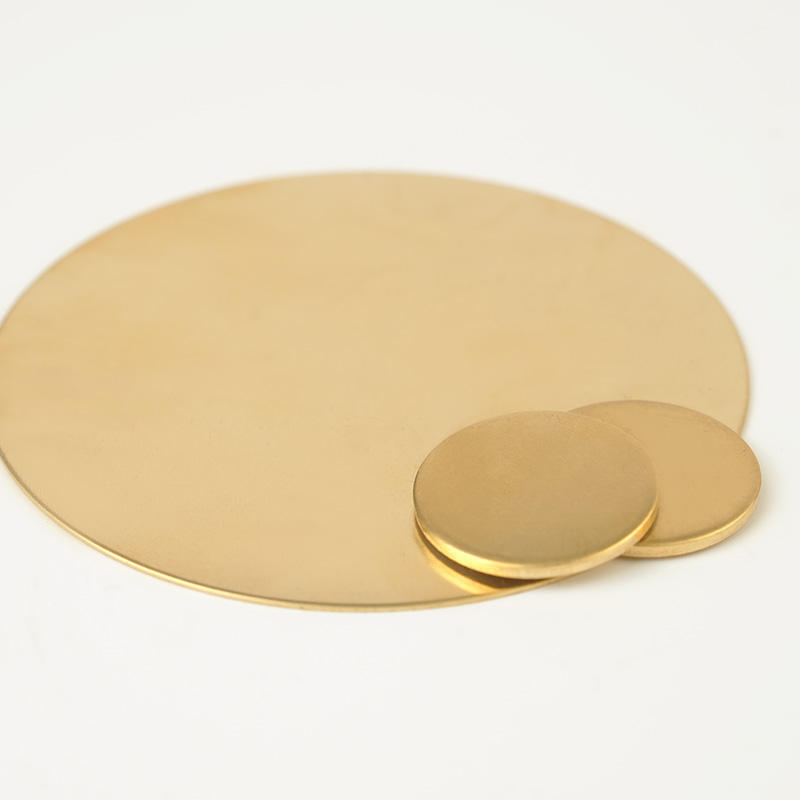 H62 Solid Brass Discs Blanks Metal Round Sheets OD 50mm-200mm Thick 0.8mm – 3mm