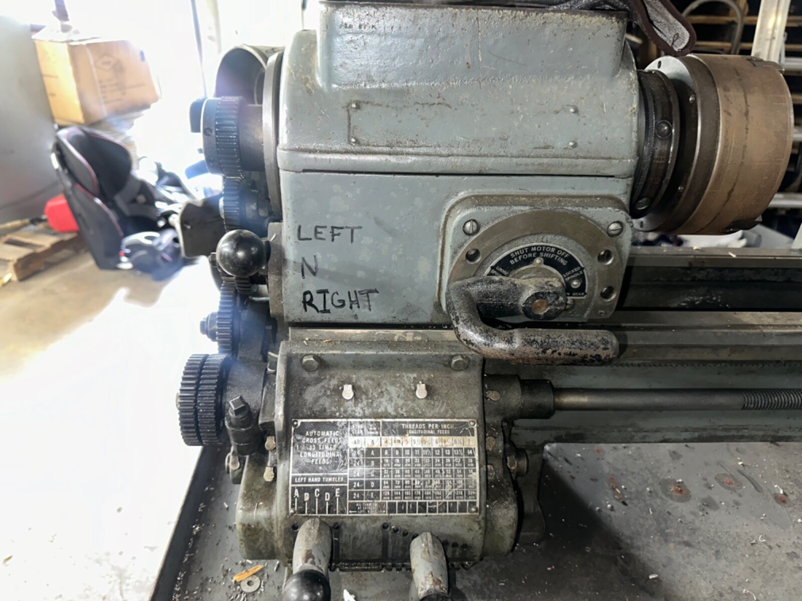 Rockwell 11inch metal lathe