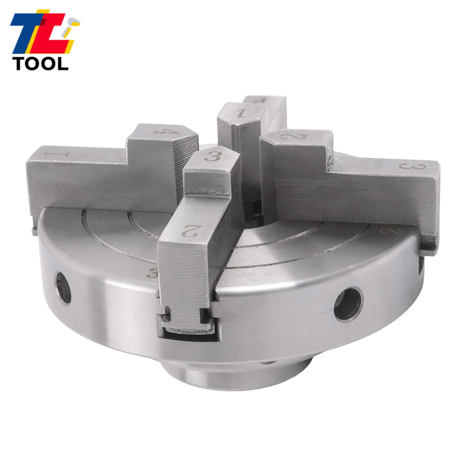 4″ High Concentricity 4 Jaw Lathe Chuck Set 1×8 TPI Self Centering