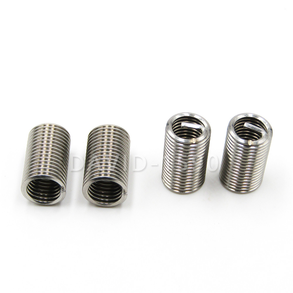 10pcs M8 x 1.25 x 3D Helicoil Insert Wire Thread Insert 304 Stainless Steel